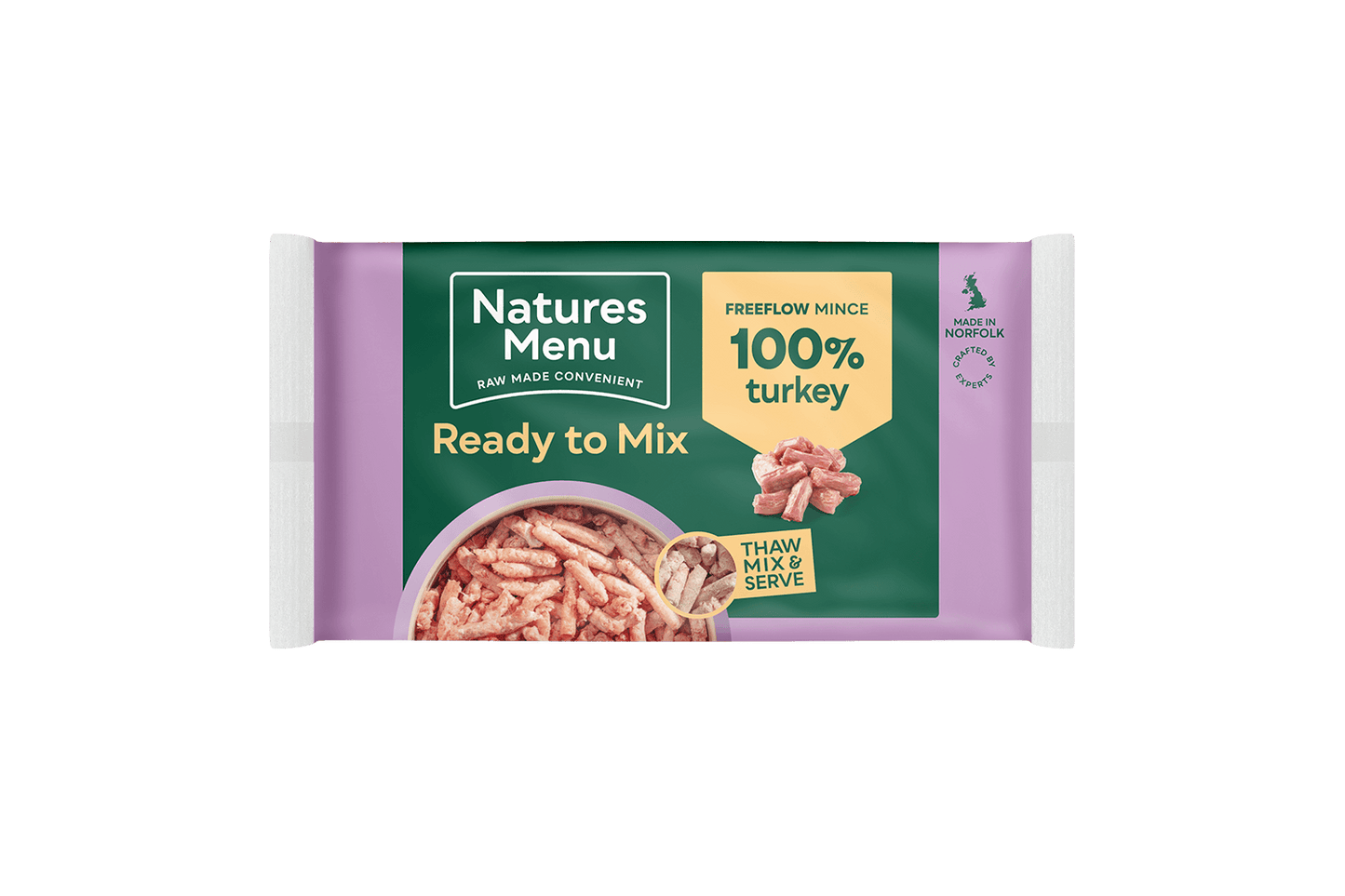  Natures Menu Freeflow Turkey Mince Dog Food 2kg