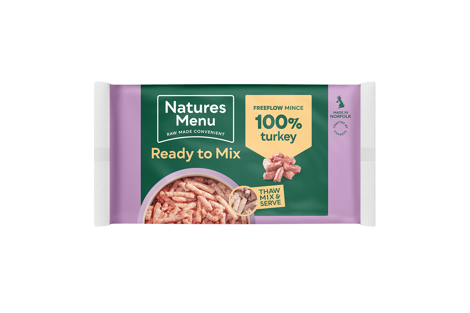  Natures Menu Freeflow Turkey Mince Dog Food 2kg