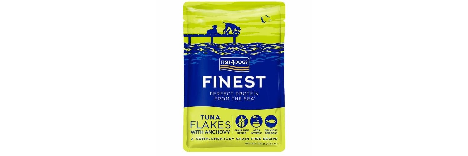  Fish4Dogs Finest Tuna Flakes With Anchovy Wet Dog Food