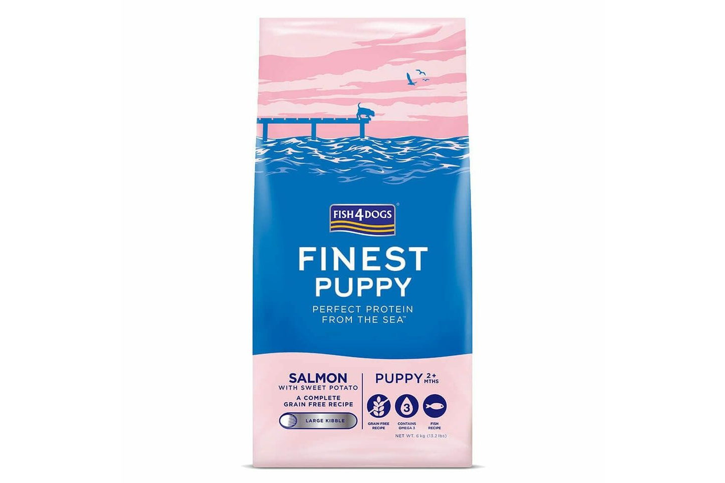  Fish4Dogs Finest Puppy Salmon With Sweet Potato Dry Food