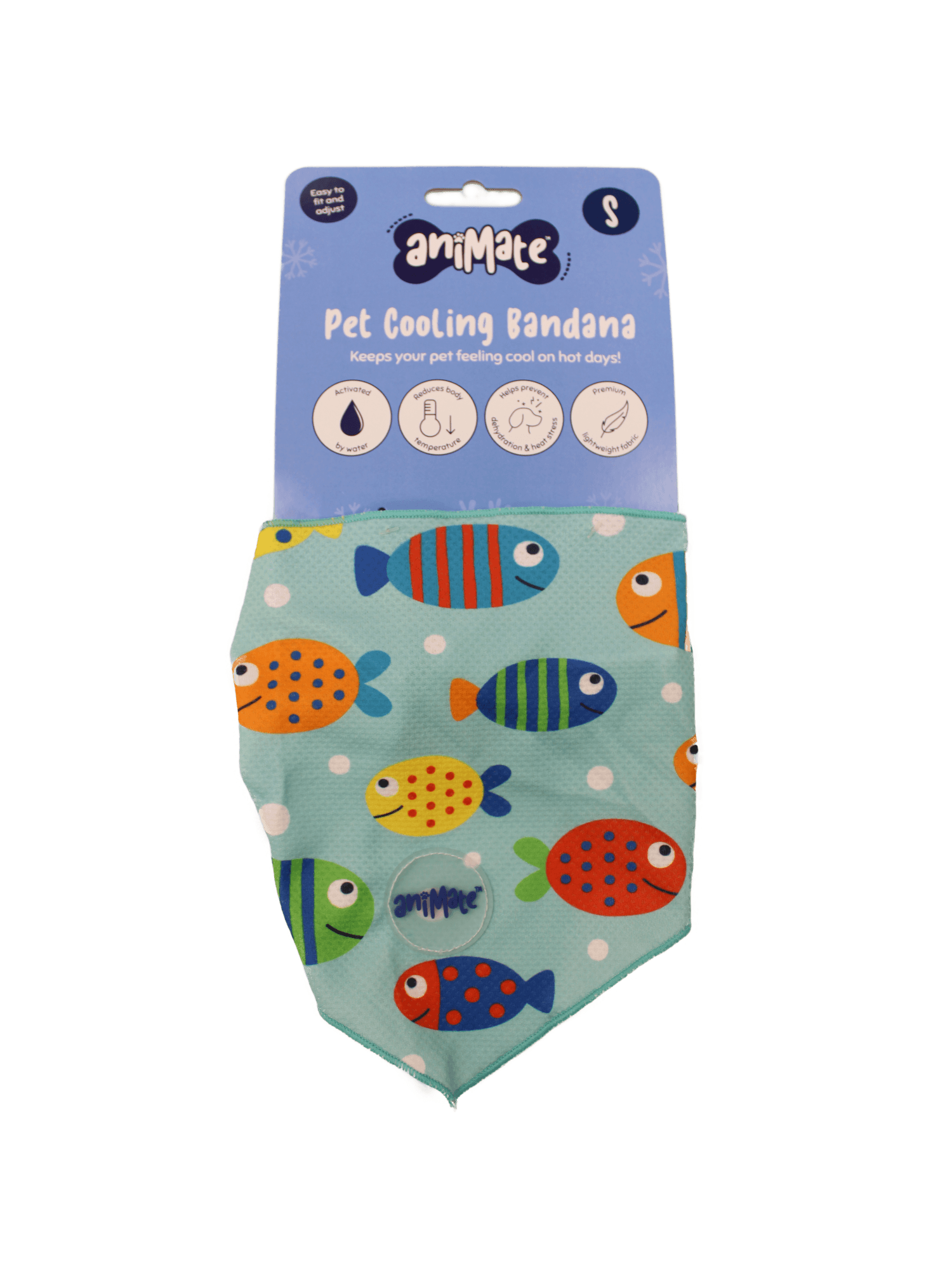  Animate Pet Cooling Bandana - Fish