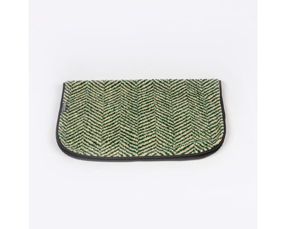  Danish Design Fleece Green Herringbone Blanket