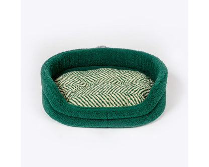  Danish Design Fleece Green Herringbone Slumber Bed