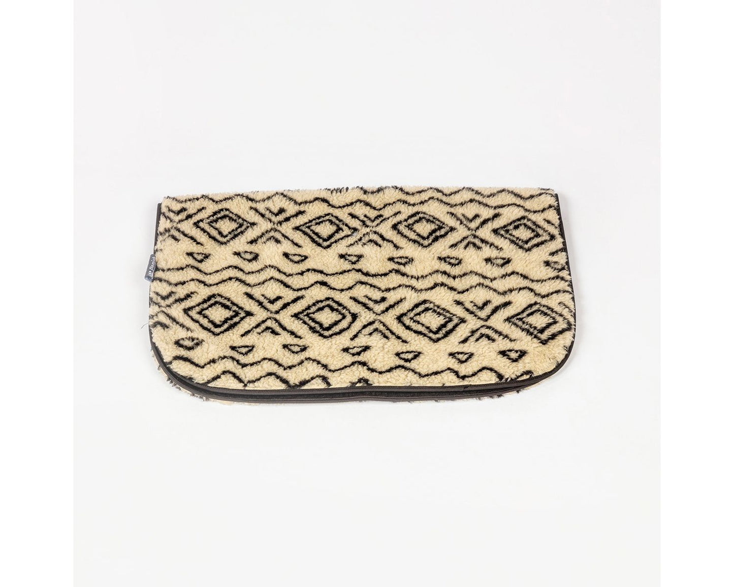  Danish Design Fleece Neutral Geometric Blanket