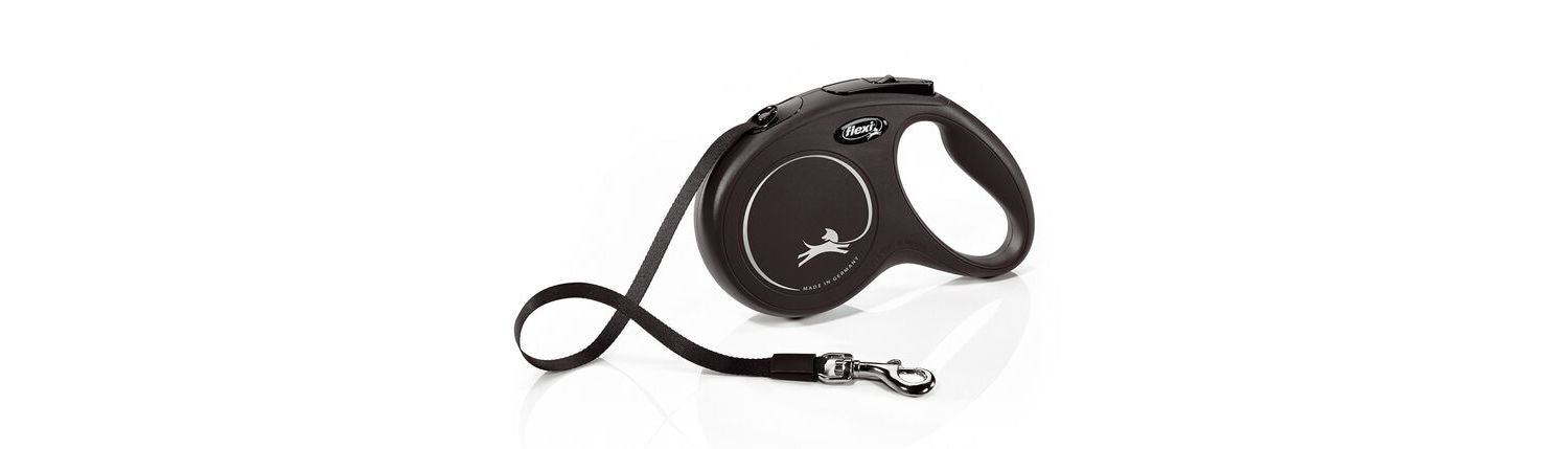  Flexi New Classic Retractable Tape Lead Black