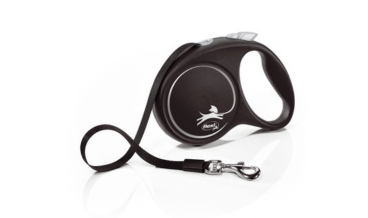  Flexi Black Design Dog Lead Tape 5m