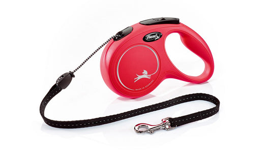  Flexi New Classic Retractable Cord Dog Lead Red