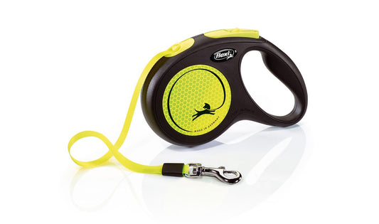  Flexi New Neon Hi Vis Retractable Tape Lead