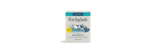  18 X Forthglade Complete Meal Gluten Free Dog Food Adult Sardines Wth Sweet Potato & Veg 395g