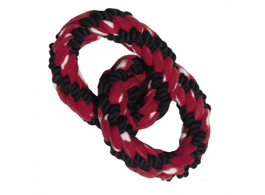  KONG Signature Rope Double Ring Tug Dog Toy
