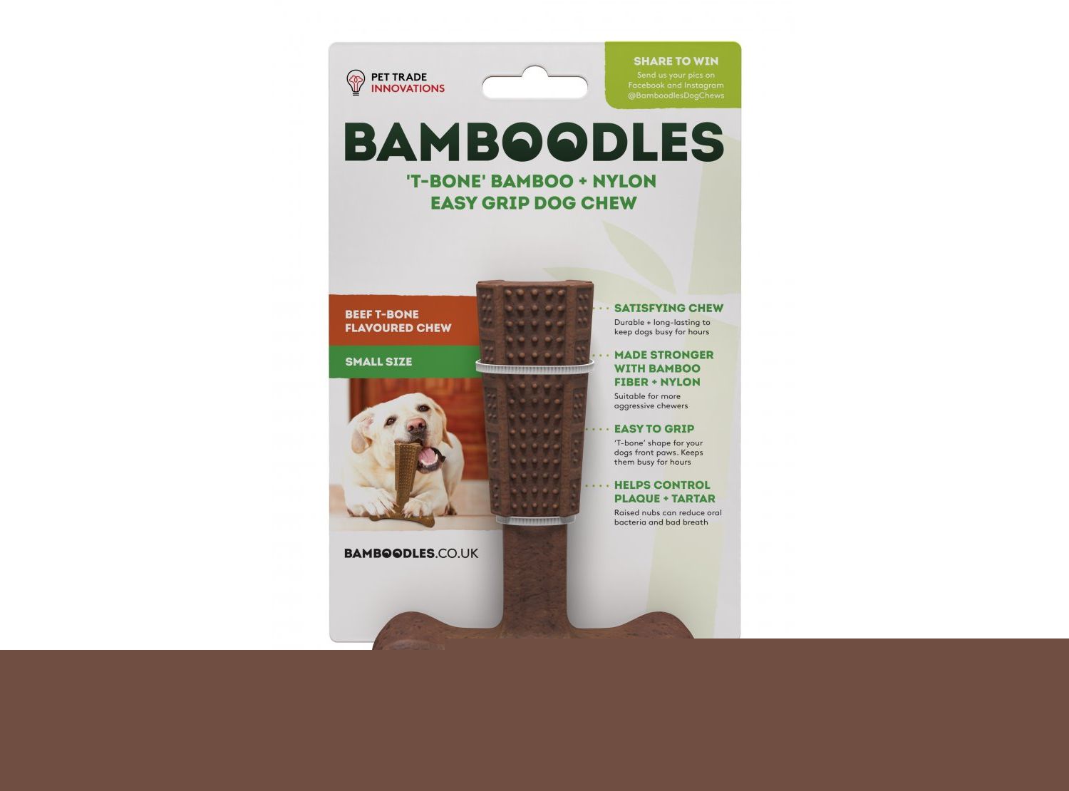  Bamboodles T-bone Beef Flavour