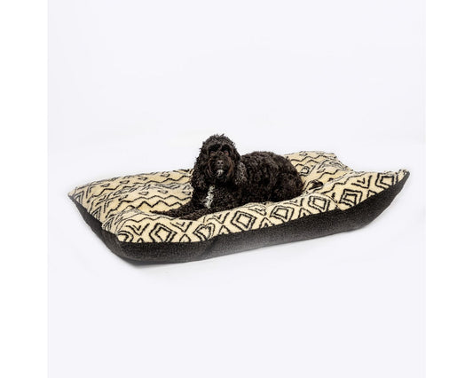  Danish Design Fleece Neutral Geometric Duvet Cover