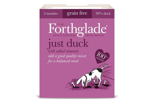  18 X 395 Forthglade Just Duck Natural Wet Dog Food