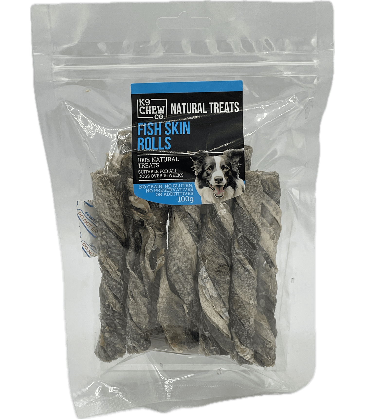  K9 Chew Co. Fish Skin Rolls 100g