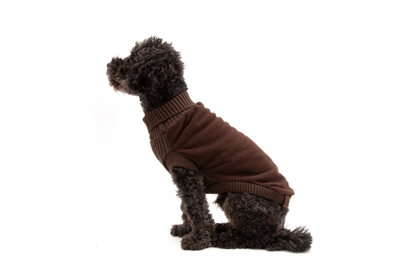  Great&Small Country Fleece Jumper Brown Dog Coat