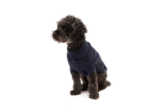  Great&Small Country Fleece Jumper Navy Dog Coat