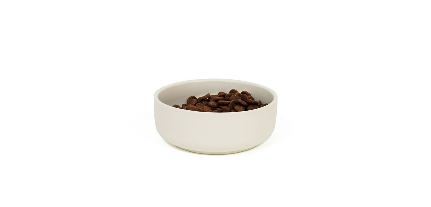  Great&Small Penrose Cream Stoneware Pet Bowl