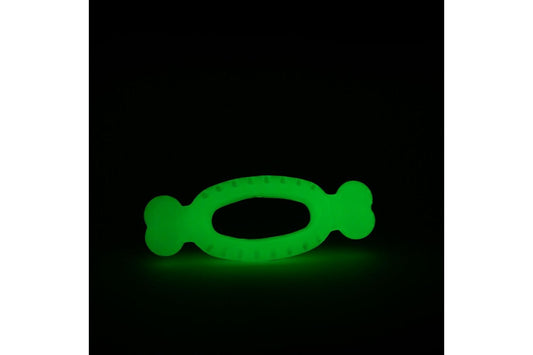  Great&Small Glow In The Dark Bone Ring Dog Toy