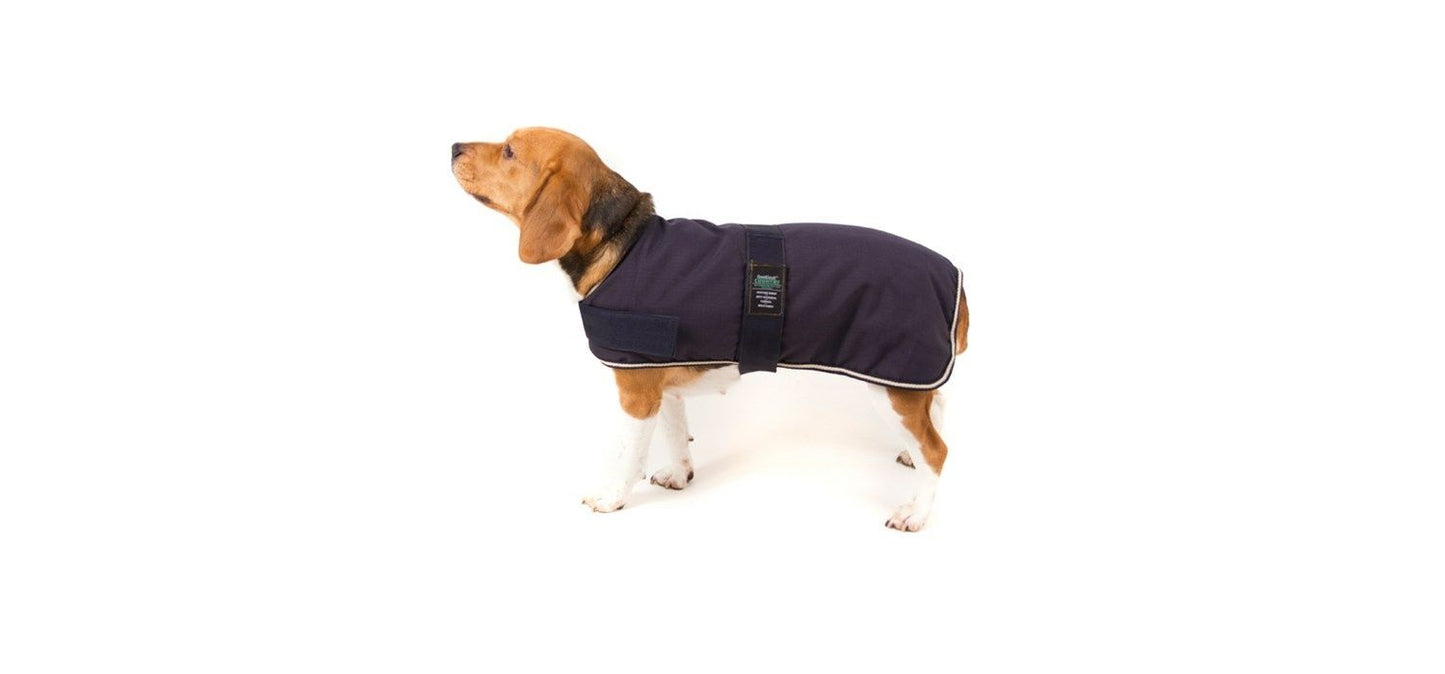  Great&Small Country Padded Blue Dog Jacket