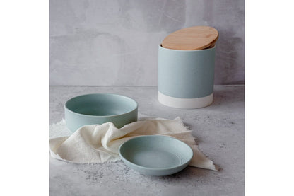  Great&Small Penrose Teal Stoneware Pet Bowl