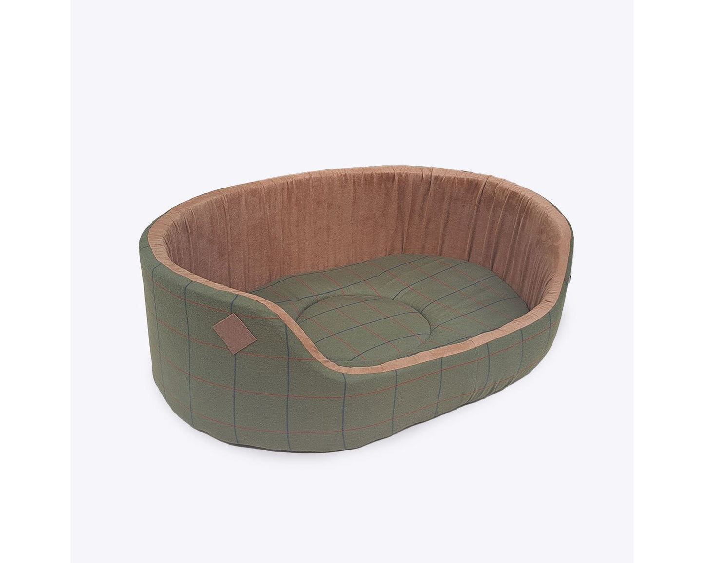  Danish Design Slumber Green Tweed Dog Bed