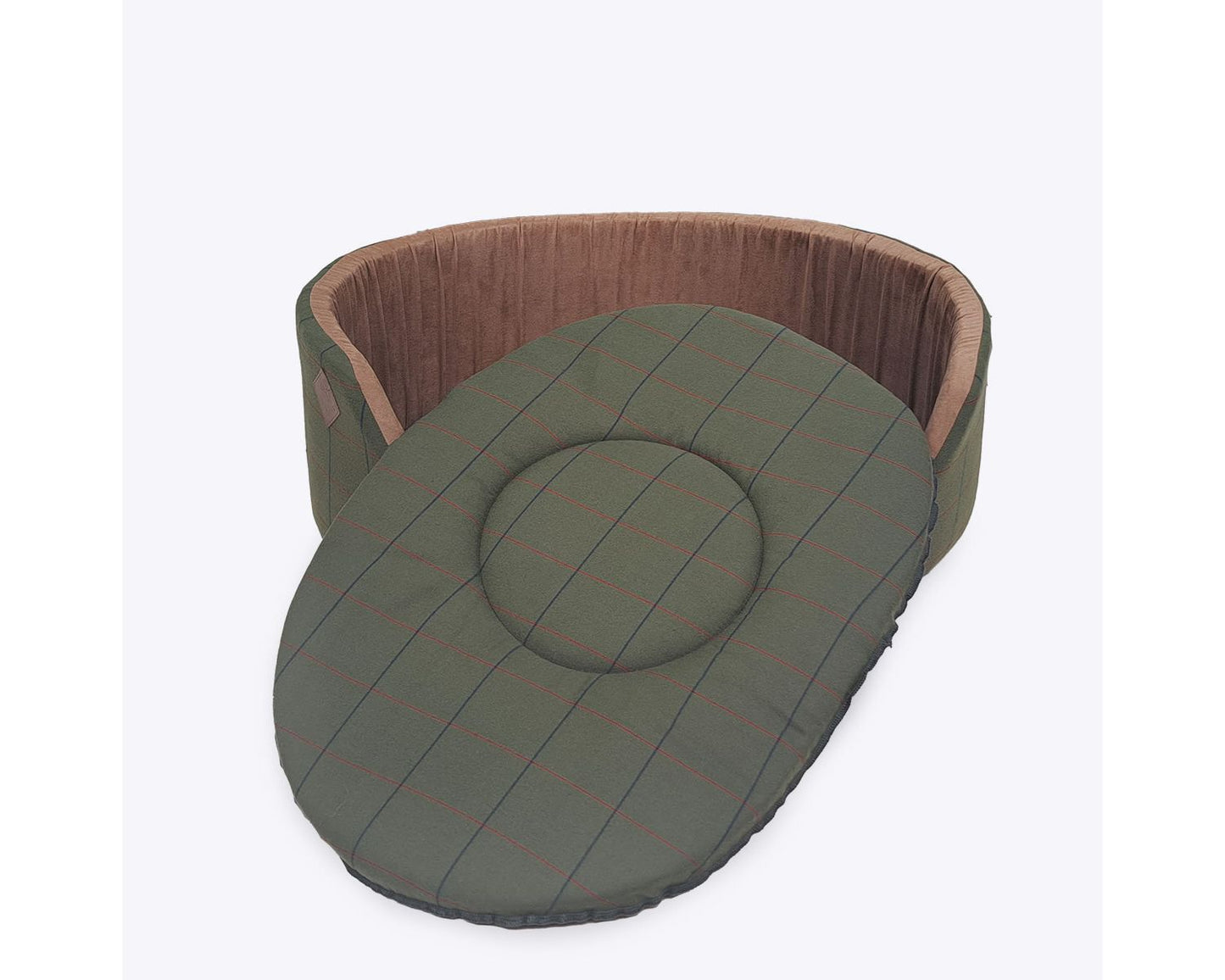  Danish Design Slumber Green Tweed Dog Bed