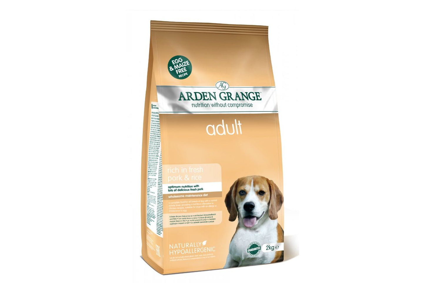  Arden Grange Adult Pork & Rice Dry Dog Food