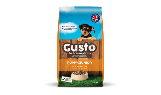  Gusto Complete Puppy/Junior With Poultry Working Dog Food - 12kg