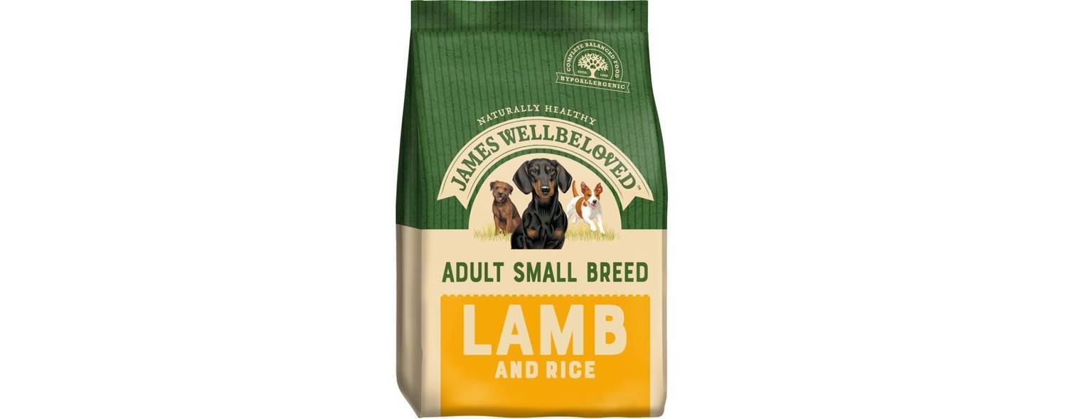  James Wellbeloved Small Breed Lamb & Rice Adult Dry Dog Food