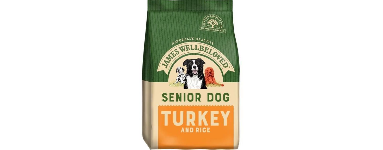  James Wellbeloved Turkey & Rice Senior Dry Dog Food