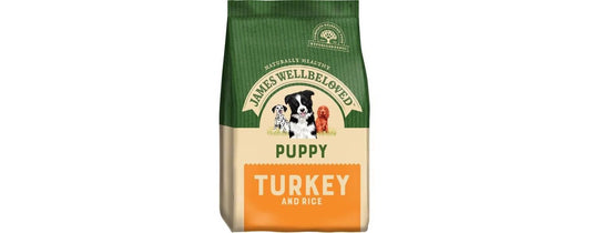  James Wellbeloved Turkey & Rice Puppy Dog Food