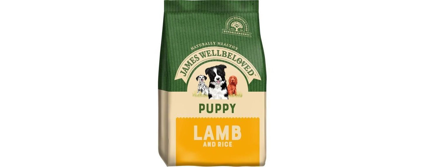  James Wellbeloved Lamb & Rice Puppy Dog Food