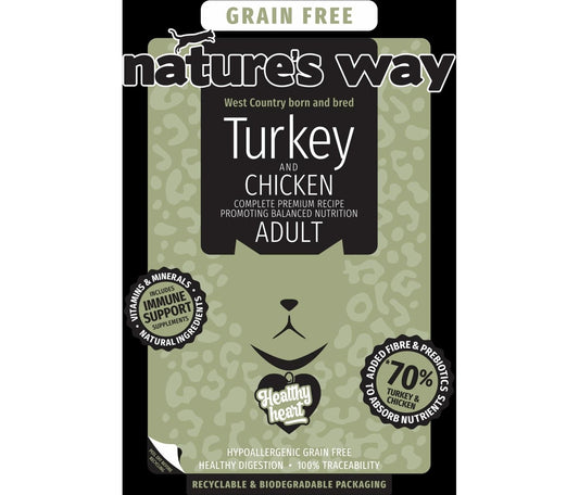 Nature's Way Turkey & Chicken Adult Cat Food