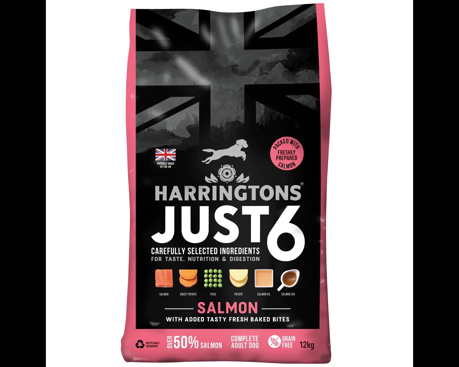  Harringtons Just 6 Salmon Adult Dry Dog Food