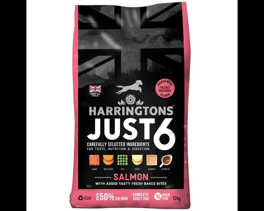  Harringtons Just 6 Salmon Adult Dry Dog Food