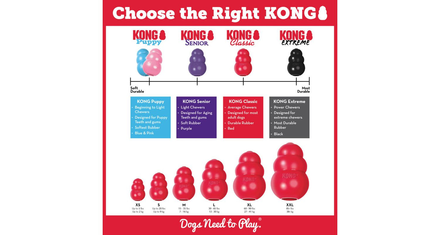  KONG Classic Dog Chew Treat Toy