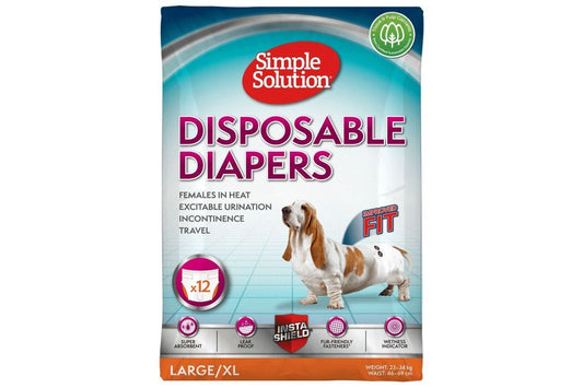  Simple Solution Dog Disposable Diapers / Sanitary Pants