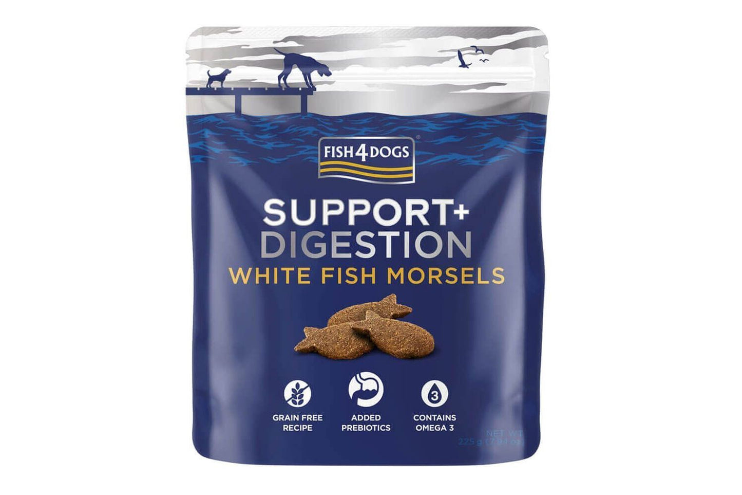  Fish4Dogs Support+ Digestion White Fish Morsels