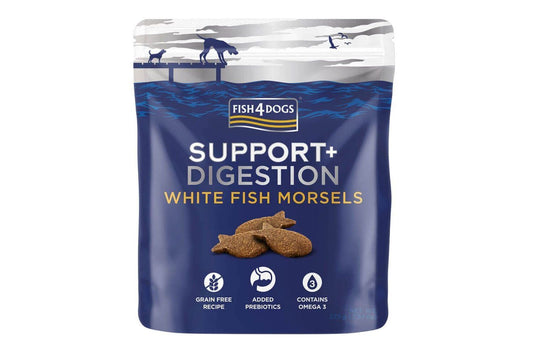  Fish4Dogs Support+ Digestion White Fish Morsels