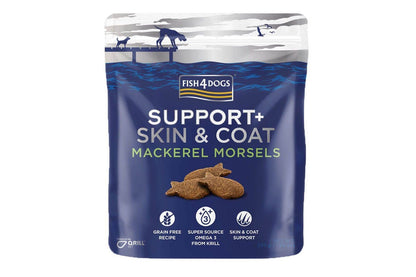  Fish4Dogs Mackerel Morsels - Coat/Skin/Joint Dog Treats