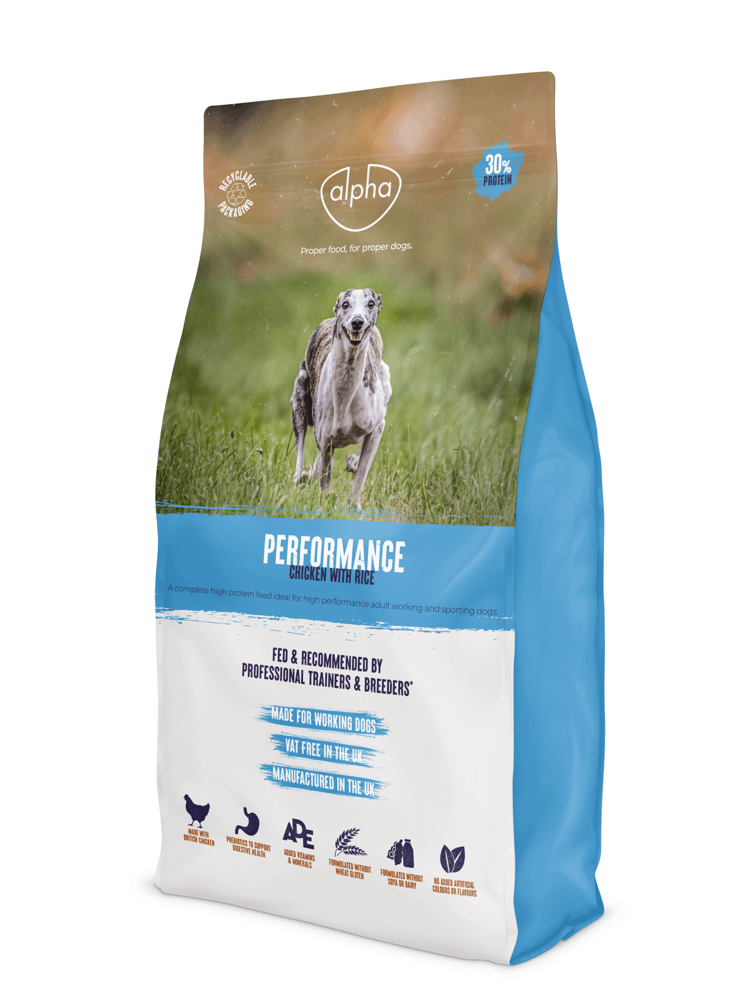  Alpha Performance Chicken With Rice Working Dog Food
