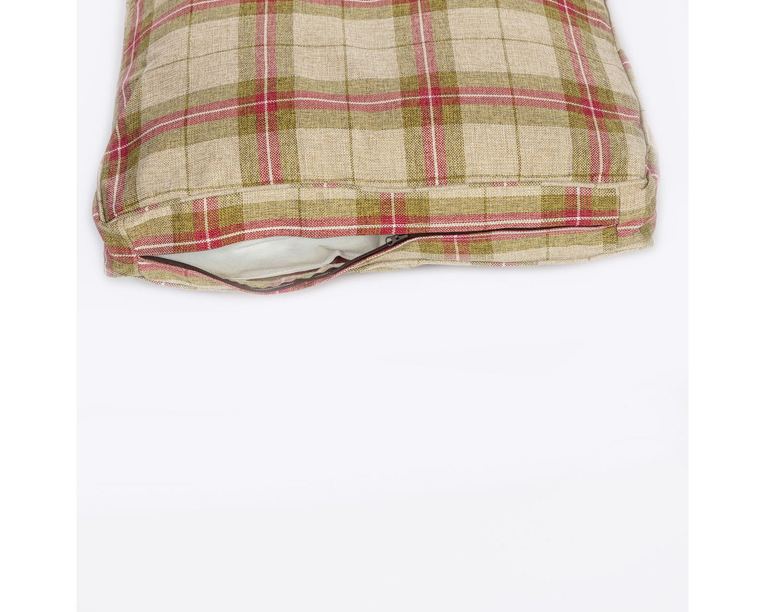  Danish Design Newton Cream & Red Moss Box Spare Duvet Cover