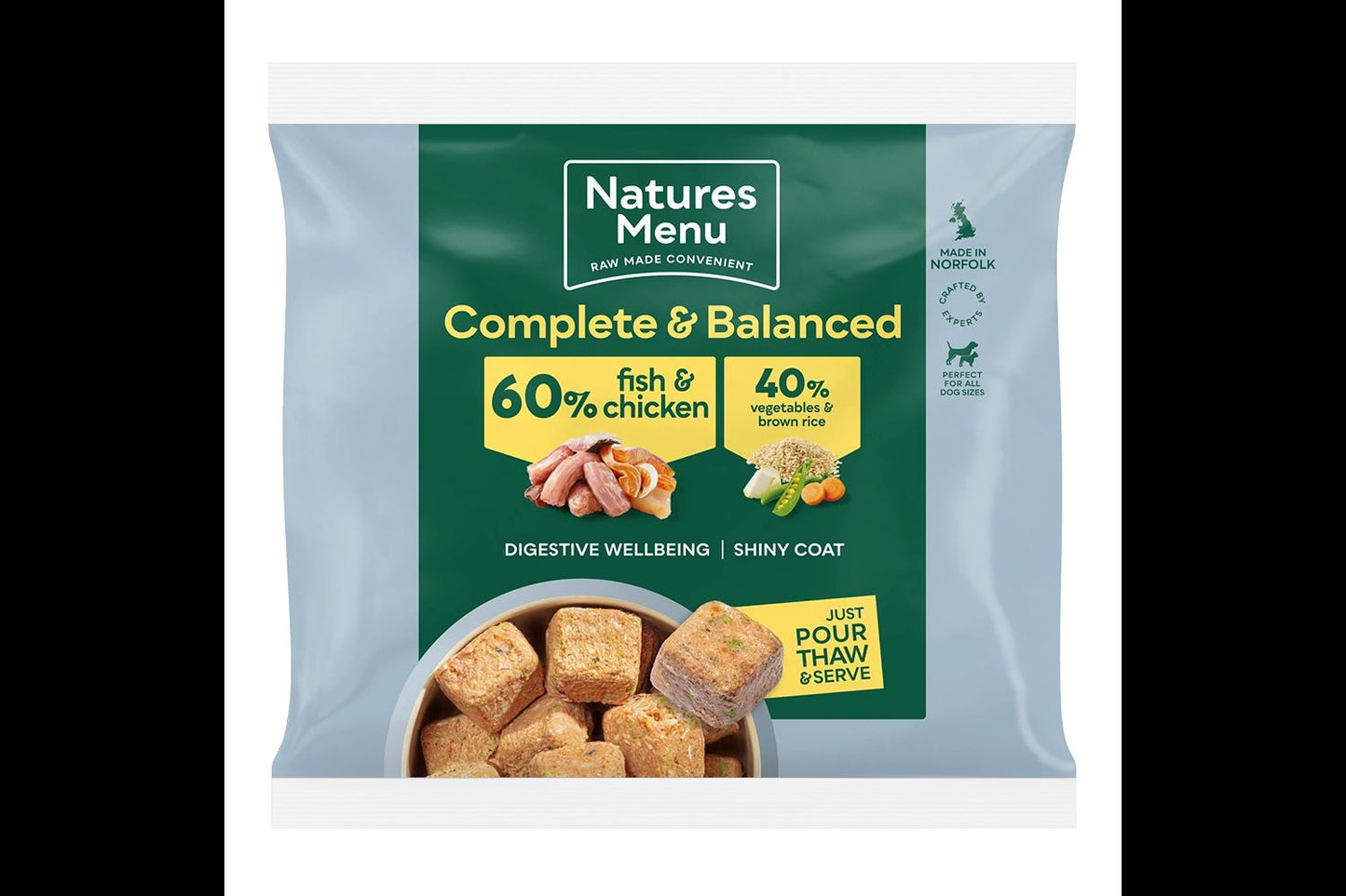  Natures Menu Fish & Chicken Raw Nuggets