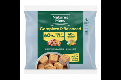  Natures Menu Fish & Chicken Raw Nuggets