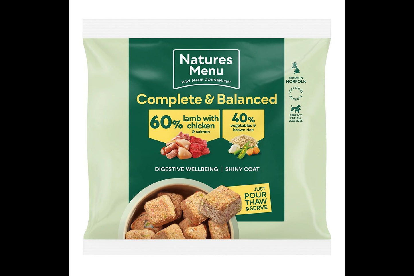  Natures Menu Lamb & Chicken Adult Raw Nuggets