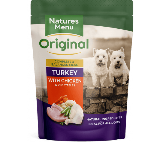  Natures Menu Original Turkey & Chicken Wet Adult Dog Food