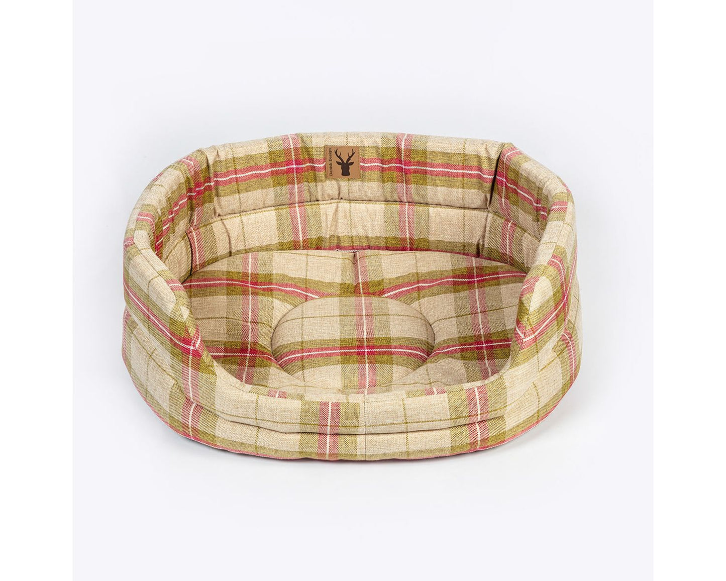  Danish Design Newton Tartan Moss Slumber Dog Bed