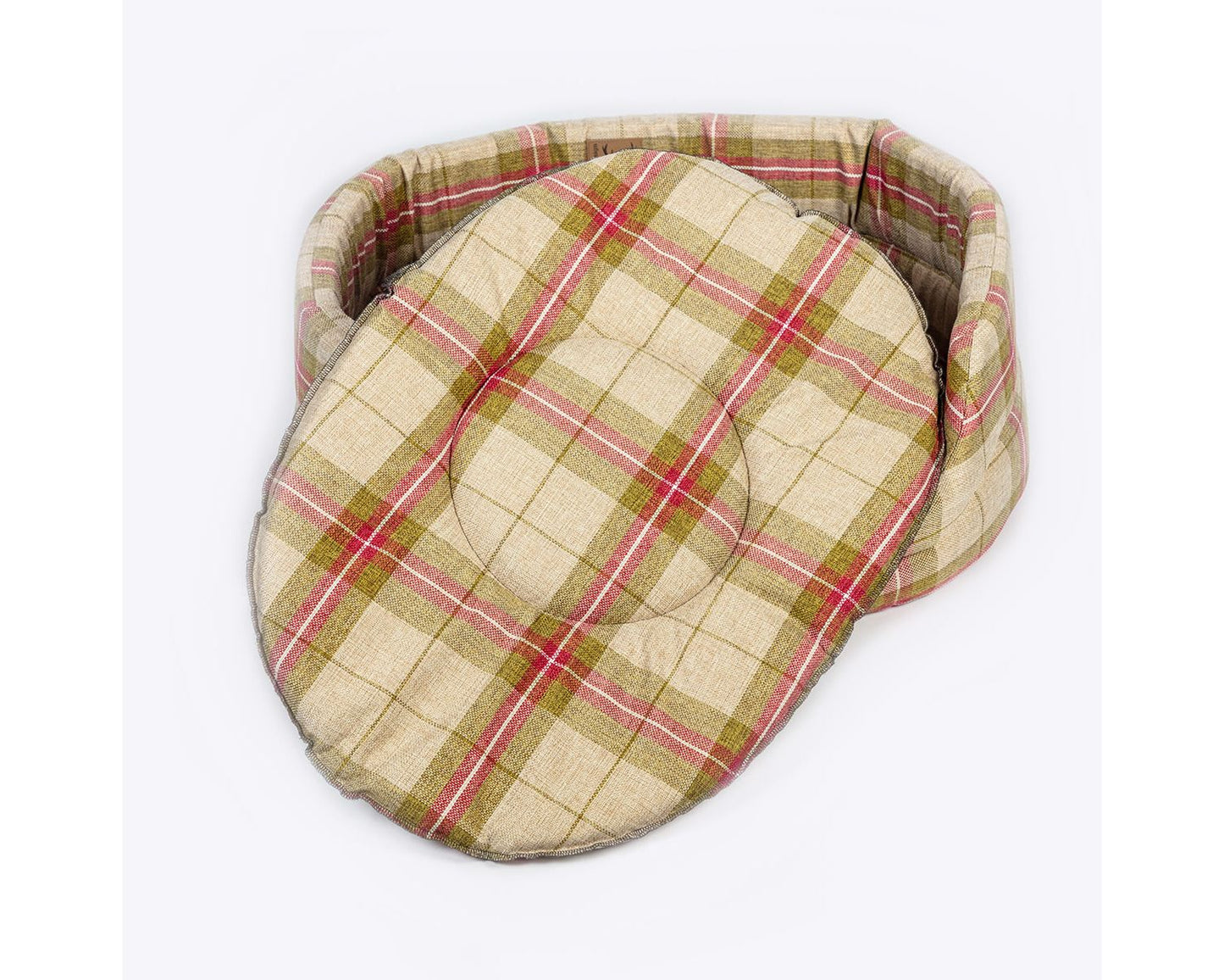  Danish Design Newton Tartan Moss Slumber Dog Bed
