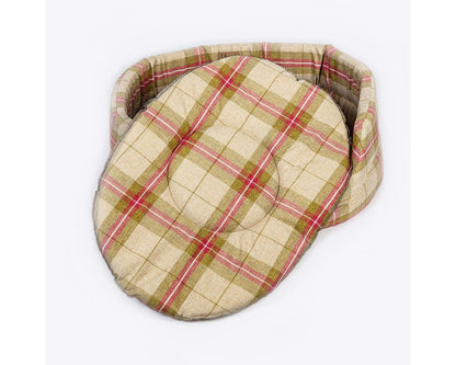  Danish Design Newton Tartan Moss Slumber Dog Bed