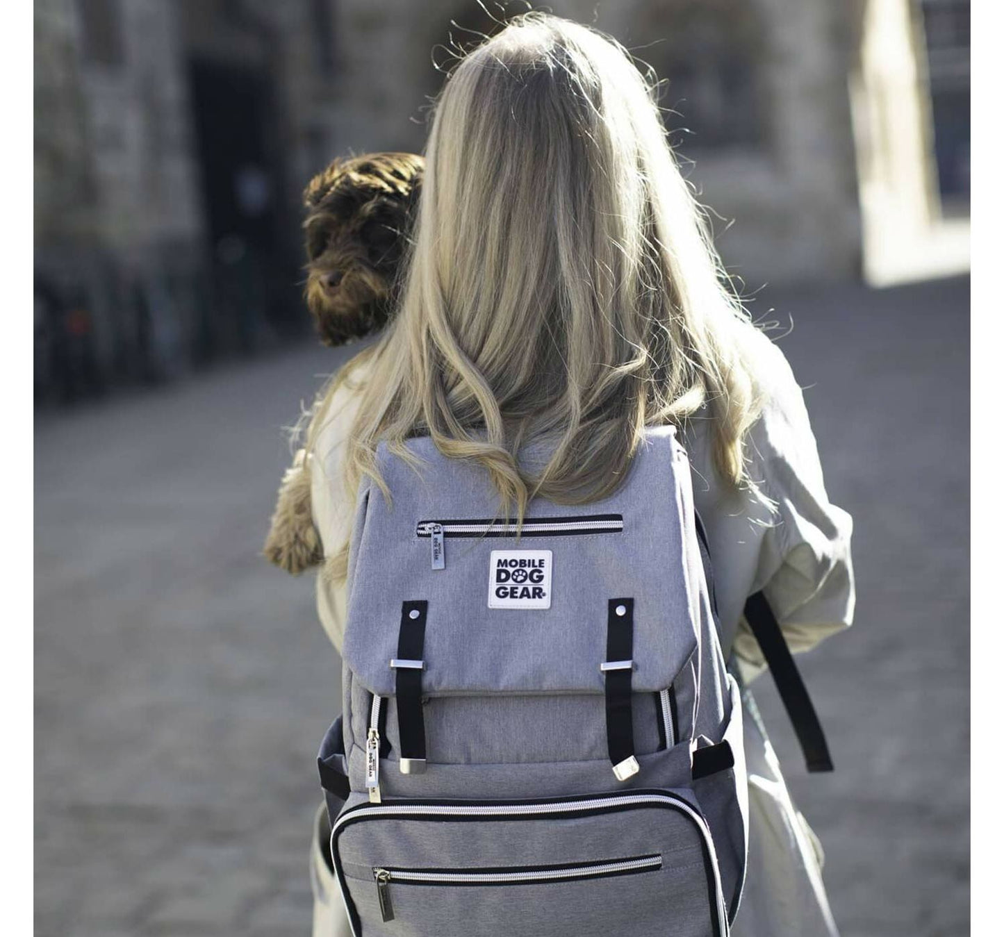  Mobile Dog Gear Mobile One Week Away Dog Backpack Grey